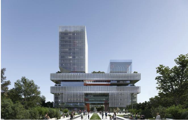 신청사(구청·구의회 조감도)