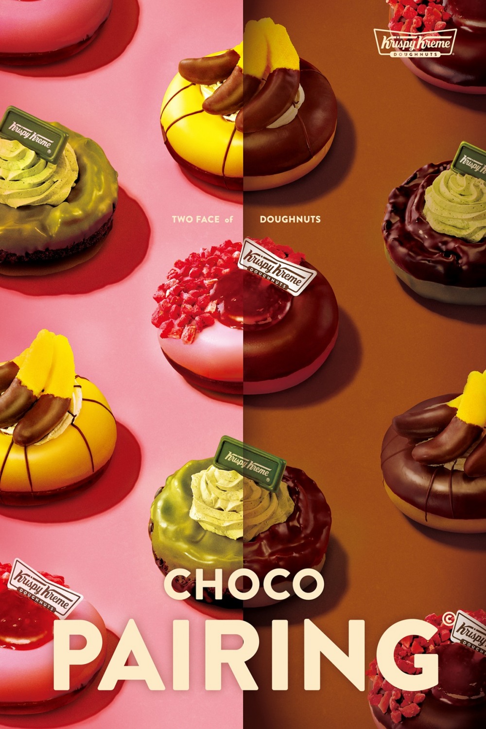 크리스피크림 도넛, ‘투 페이스 초코 페어링’ 3종 출시
