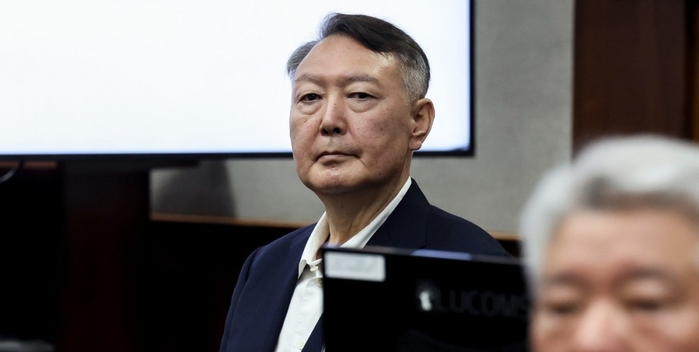 법정 출석한 윤석열(사진=연합뉴스)