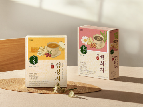 샘표 순작, 재료 본연의 맛 강조한 ‘진쌍화차’와 ‘진생강차’ 출시