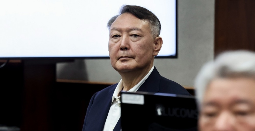 법정 출석한 윤석열(사진=연합뉴스)