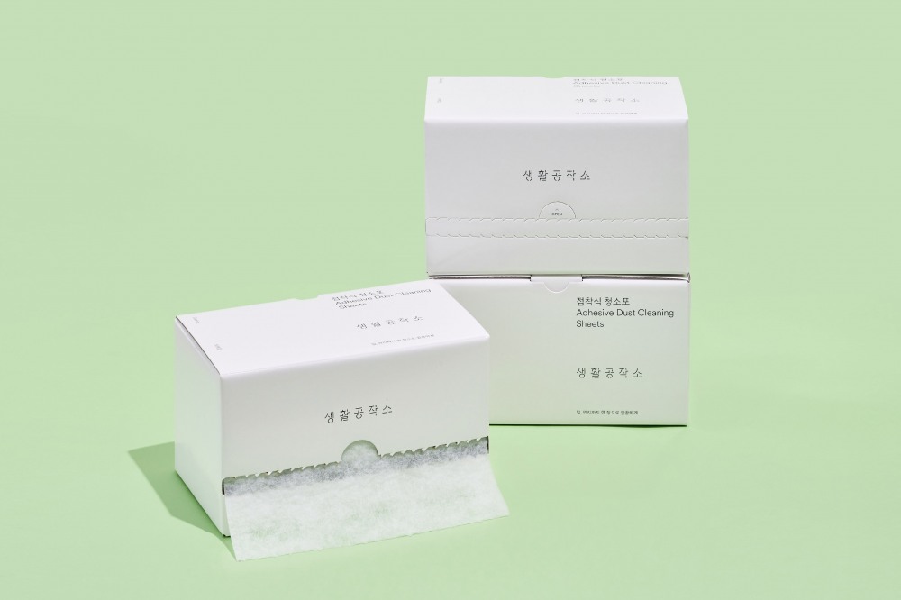 생활공작소, 점착력 강화된 청소포 신제품 출시