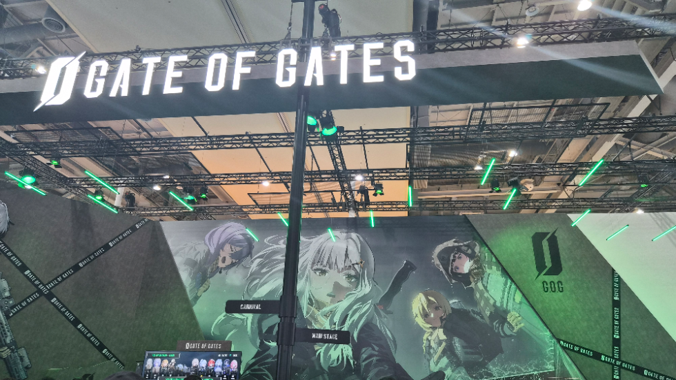 지스타2025 내 웹젠 '게이트 오브 게이츠' 부스 전경. 사진=로이슈