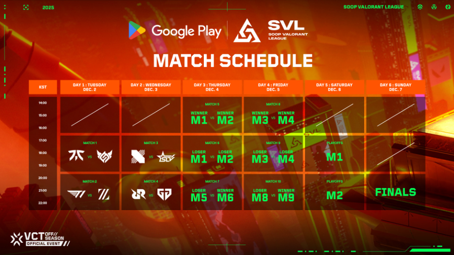 SOOP, SVL 2025 대진 및 개막전 발표