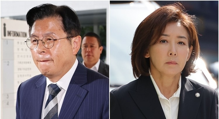 황교안·나경원 결심 공판 출석(사진=연합뉴스)