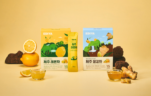 이디야커피, 제주산 원료 활용한 액상 차 신제품 선보여