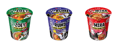 농심, 케이팝 데몬 헌터스 라면 3종 한정 출시