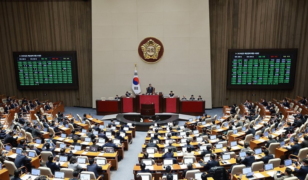 국회 본회의 2026년도 예산안 가결(사진=연합뉴스)