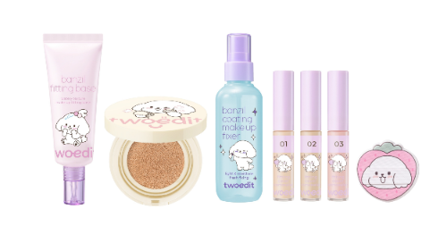 투에딧 세숑 캐릭터 협업 신제품 5종 출시