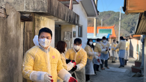아성다이소, 강원도 도계지역서 겨울나기 지원 캠페인 진행
