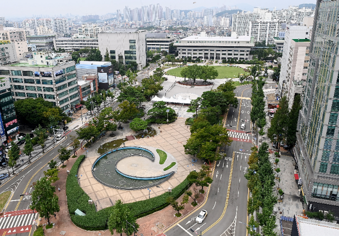 인천시청 전경 / 인천시청