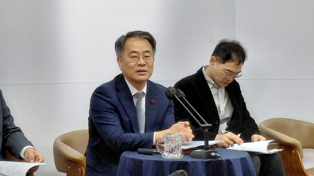 내년 업무계획 밝히는 최형욱 행복청 차장(사진=연합뉴스)