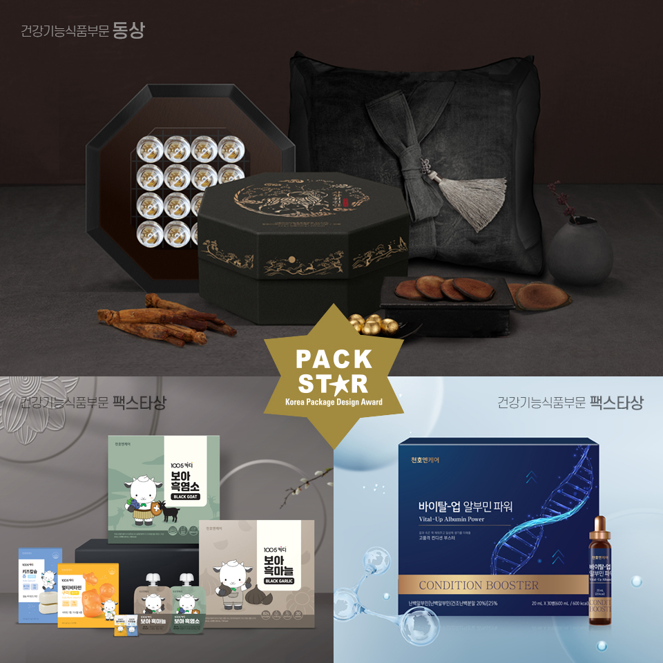 천호엔케어, ‘대한민국패키지디자인대전’ 3개 제품 수상하며 12년 연속 수상