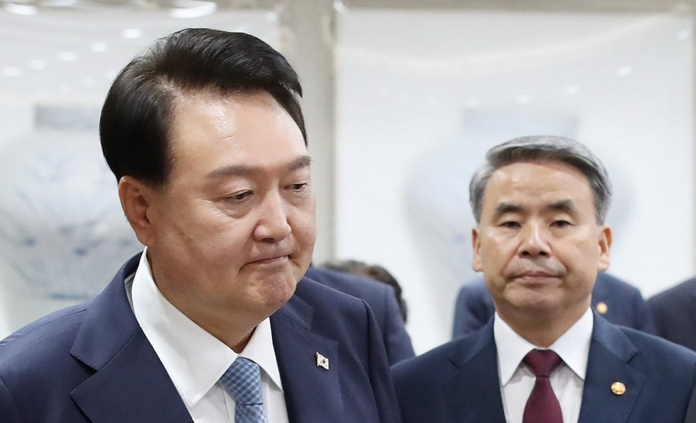 윤석열 전 대통령과 이종섭 전 국방부 장관(사진=연합뉴스)