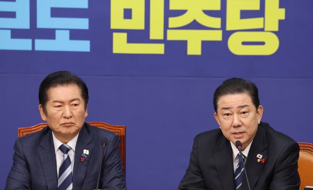 발언하는 김병기 원내대표(사진=연합뉴스)