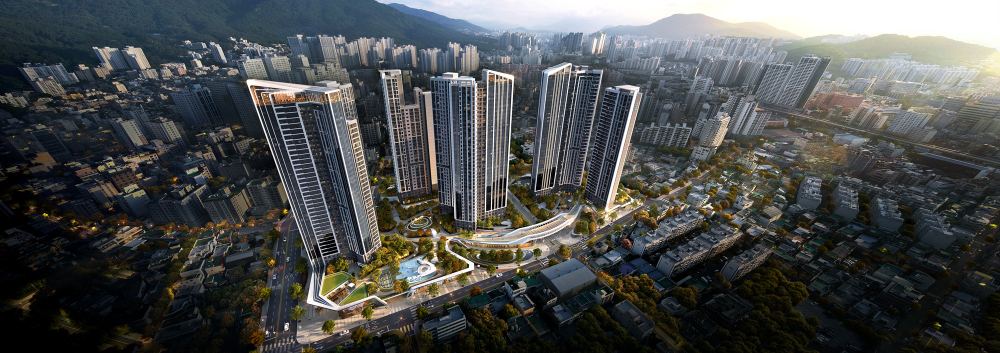 부산 온천5구역 재개발사업 조감도.(사진=HDC현대산업개발)