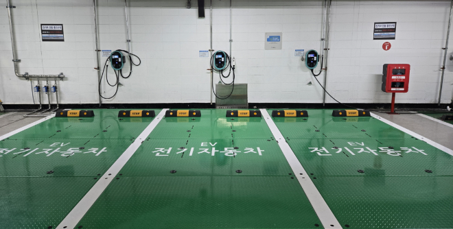 육송㈜의 '전기차 화재 확산방지 시스템'. (사진=육송)