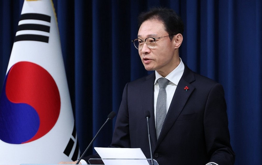 브리핑하는 이규연 홍보수석(사진=연합뉴스)