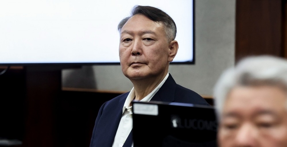 법정 출석한 윤석열(사진=연합뉴스)