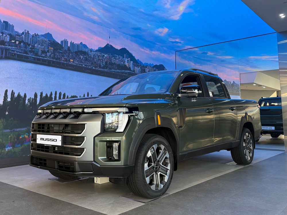 무쏘 그랜드스타일.(사진=KGM)