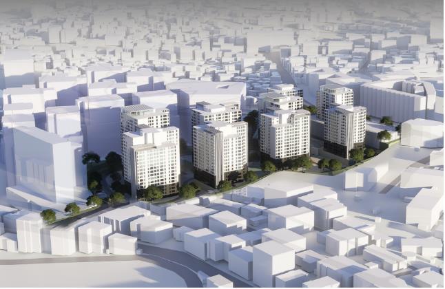 이태원 청화아파트 위치도