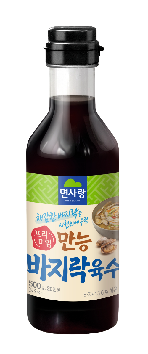 면사랑, 간편조리용 ‘프리미엄 만능바지락육수’ 출시
