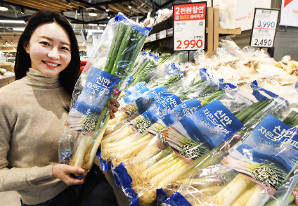 홈플러스, 신안산 대파 특가 판매