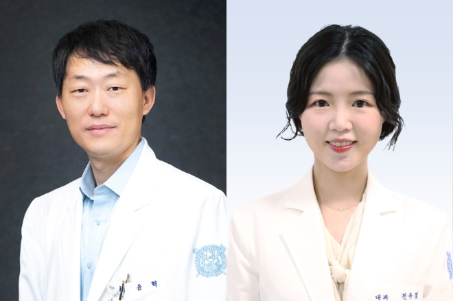 분당서울대병원 소화기내과 윤혁·전유경 교수 연구팀. 사진=분당서울대병원