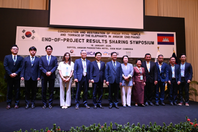 캄보디아서 꽃피운 ‘K-복원’... 코이카, 앙코르 유적 보존·복원 사업 성과 공유