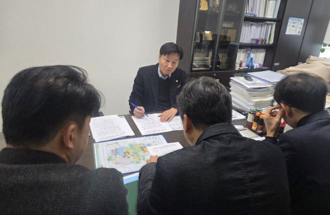 의왕·군포·안산 공공주택지구 내 생활폐기물 및 하수시설 설치 방안 정담회 / 경기도의회