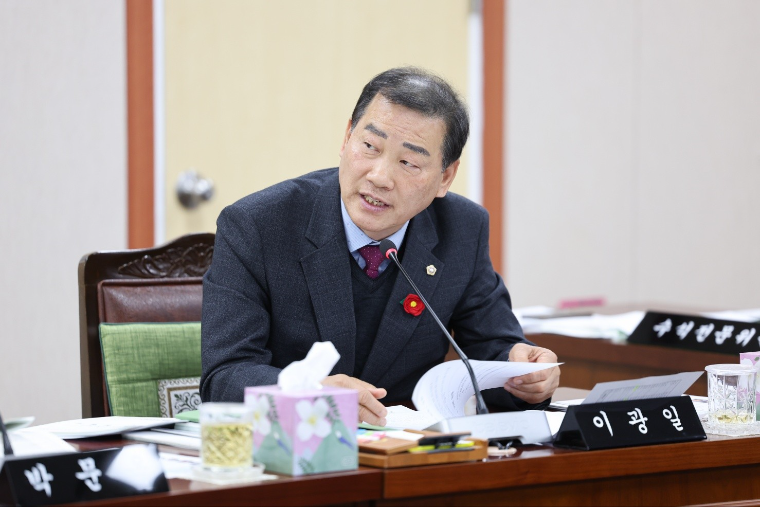 이광일 전남도의회 부의장 (사진=부의장실)