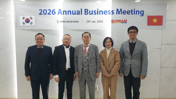 한국유나이티드제약 베트남 바이오남과 수출 확대 전략회의 개최