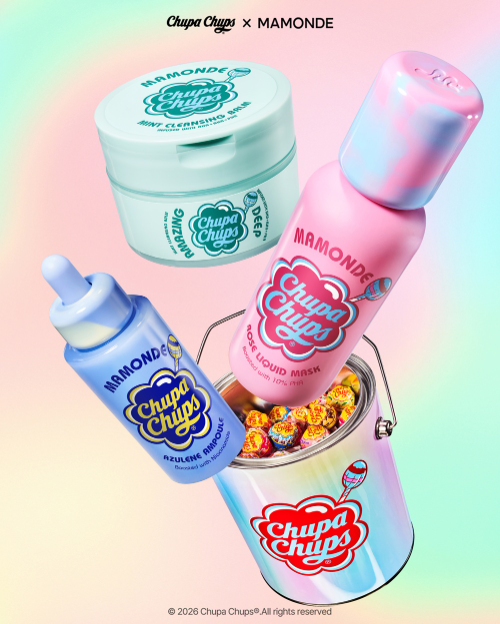 마몽드, 츄파춥스와 협업한 한정판 '캔디 글로우 에디션' 출시