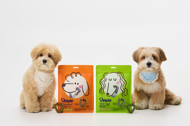 동아제약, 반려견 구강 건강을 돕는 덴탈껌 ‘벳플 브이츄(V-Chew)’ 2종 출시