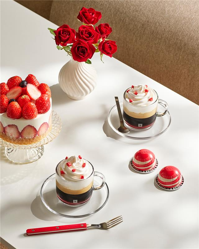 네스프레소, 발렌타인 시즌 한정 화이트 초콜릿 및 스트로베리향 커피 재출시