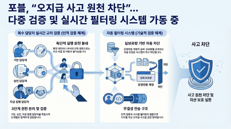 포블, 오지급 원천 차단 위한 다중 검증 시스템 가동 중