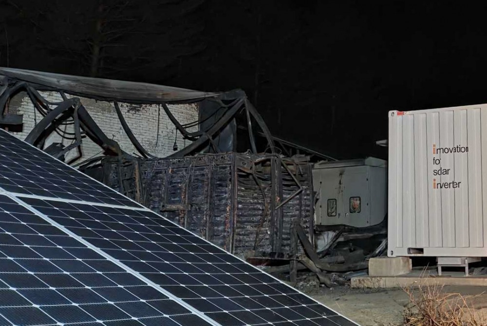 태백 태양광 발전시설 화재(사진=연합뉴스)