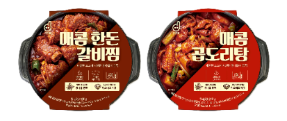 도드람 매콤 한돈 갈비찜 및 곱도리탕 간편식 2종 출시