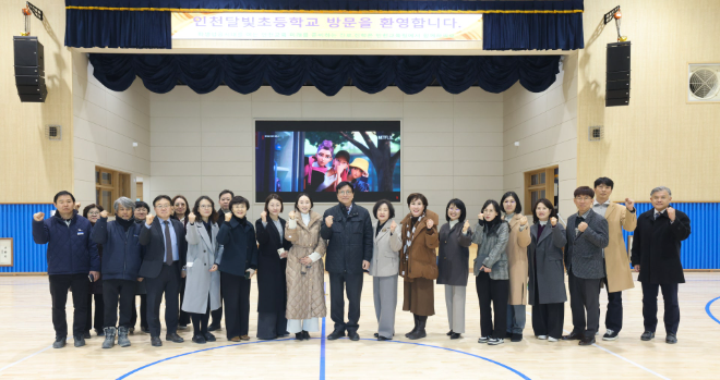 도성훈 인천교육감, 영종도 신설학교 개교 준비 현장 점검 /인천시교육청