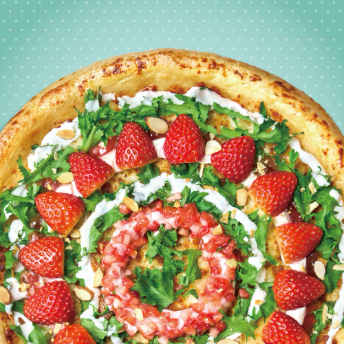 이랜드이츠 피자몰, 생딸기 활용한 '생딸기듬뿍피자' 출시