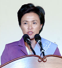 ▲열린우리당서울시장후보강금실