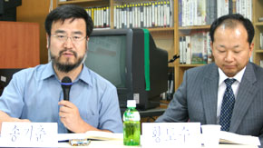 ▲송기춘교수와황도수교수