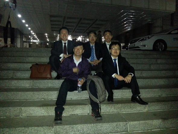 ▲장연희민변간사가12일페이스북에올린사진