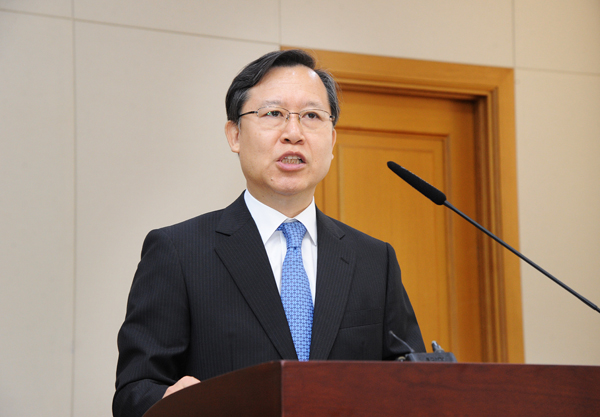 ▲인사말하는박병대법원행정처장(사진제공=대법원)