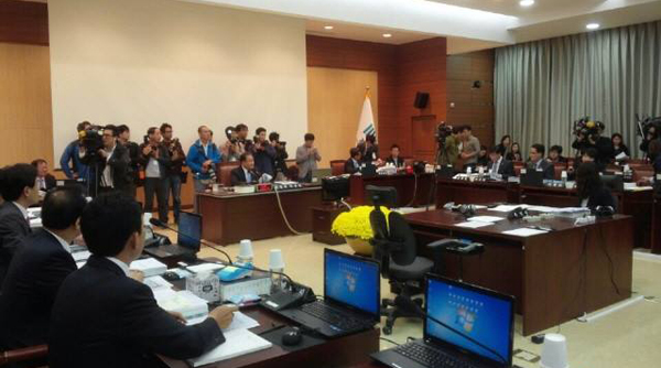 ▲16일서울고검국정감사장(사진=이상민의원페이스북)