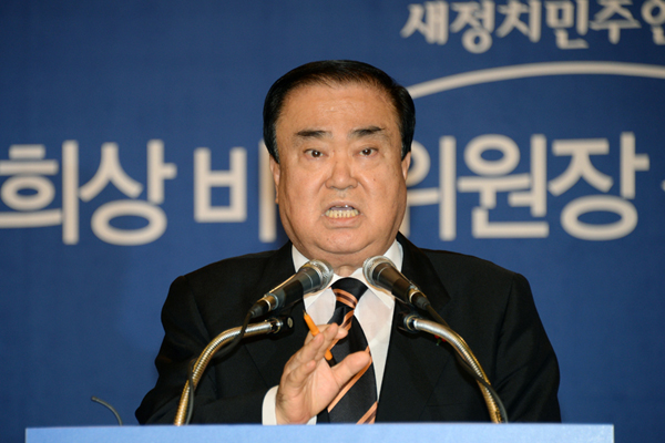 ▲문희상비상대책위원장(사진=새정치민주연합)