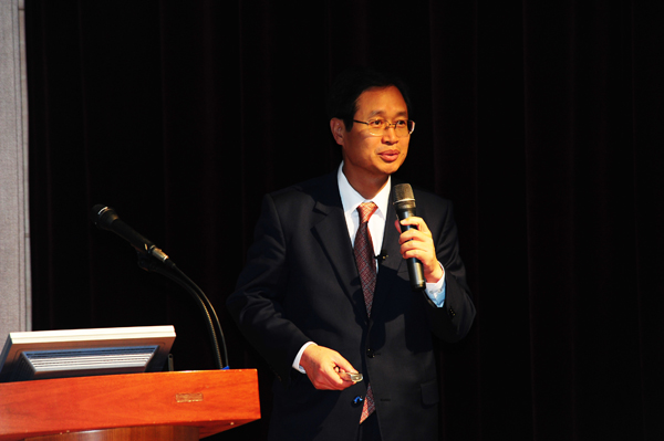 ▲3일김용희사무총장의재외공관장대상강연(사진=선관위)