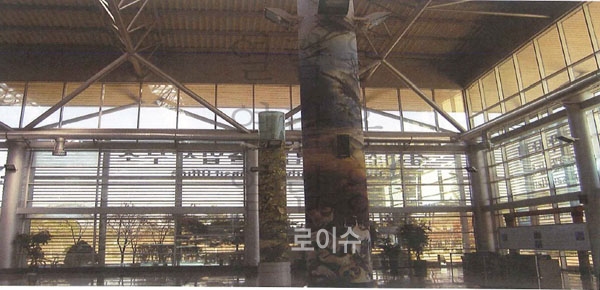 ▲도라산역에설치됐던이반교수작품(사진=대법원)