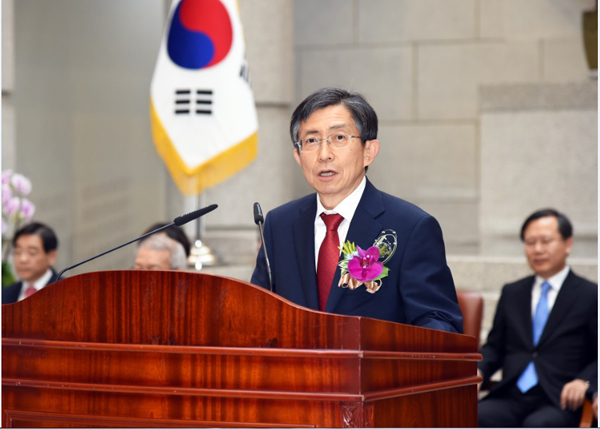 ▲16일대법원청사에서열린민일영대법관퇴임식(사진=대법원)