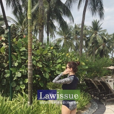 배틀트립 한채아 래시가드 입고 완벽 몸매 뽐내 '비키니는 운동하고 입는걸로'